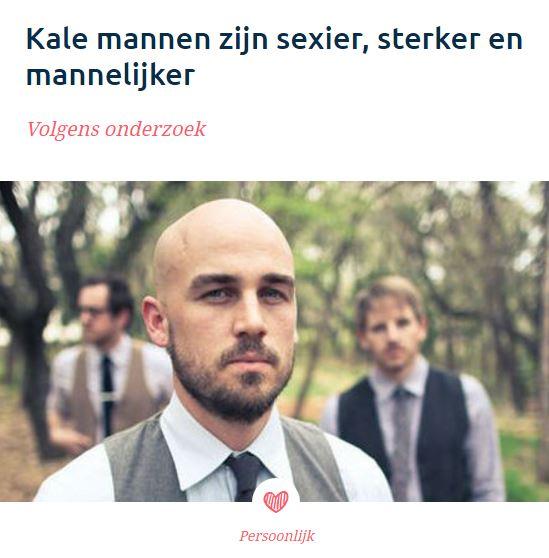 KALE MANNEN ZIJN SEXIER, STERKER EN MANNELIJKER